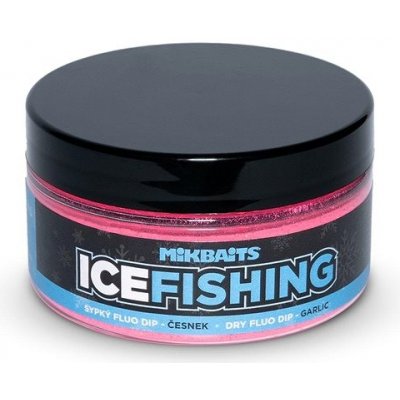 Mikbaits Sypký fluo dip Ice Fishing Range Cesnak 100 ml