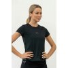 Nebbia FIT Activewear tričko “Airy” s reflexním logem 438 černá