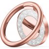 Tech-Protect Magnetic Ring držiak na mobil na prst, glitter ružový