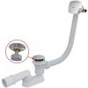 Alcadrain Vaňový sifón 100 cm click/clack s prepadom, chróm A509CKM-100