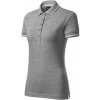 Malfini Perfection plain polo shirt W MLI-25312 dark gray melange (128166) Black XL