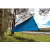 Bivakovacie prestieradlo DD Hammocks 3x3m RECYKLOVATEĽNÉ, modro-zelené