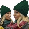 Fashionweek Módna dámska čiapka BEANIE ZIZI-N1 Farba: tmavozelený