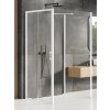 New Trendy Prime White sprchovací kút 110x90 cm štvorcová biela matné/priehľadné sklo K-1066