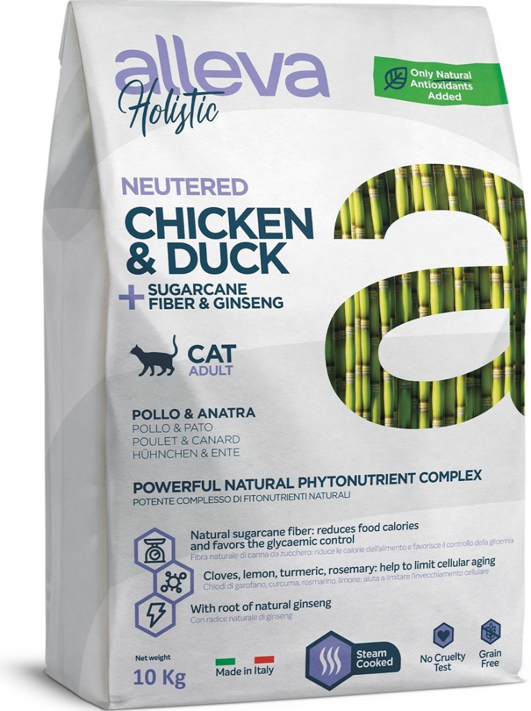 Alleva Holistic Adult Cat Neutered Chicken & Duck 10 kg