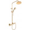 TERMOSTATICKÁ - Sprchový systém s termostatickou batériou, Zlatá - lesklá TRM82.5/7-61Z, RAV Slezák