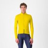 CASTELLI Cyklistická zateplená bunda - PERFETTO AIR - žltá 3XL