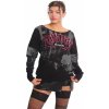 Yakuza dámske tričko s dlhým rukávom Darkness Allover Urban GLSB 25111 black Farba: čierna, Veľkosti dámske: M