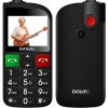 EVOLVEO EasyPhone FL, mobilný telefón pre seniorov s nabíjacím stojanom, čierny