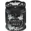 Clayre & Eef Čierna antik poštová schránka s kvetmi Country Courier - 26*10*35 cm - Clayre & Eef