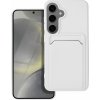 OEM Kryt na mobilný telefón CARD vhodný pre SAMSUNG S24 biely