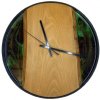 Nástenné hodiny so zeleným epoxidom Veľkosť rámu: 60cm