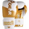 Boxerské rukavice REVGEAR Pinnacle - biela/zlatá 16oz
