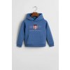 MIKINA GANT ARCHIVE SHIELD RAGLAN HOODIE VINTAGE BLUE