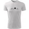 EKG rescue - Pánske tričko Fantasy športové - 2XL ( Biela )