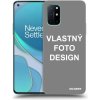 Picasee silikónový čierny obal pre OnePlus 8T - Vlastný design/motiv