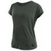 SENSOR MERINO AIR TRAVELLER dámské triko kr.rukáv olive green M; Zelená triko