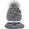 Fashionweek Dámska súprava čiapky a šály WOOL-GAJA Farba: Šedá, Veľkosť: Universal