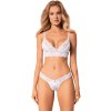Set Obsessive Heavenlly 2-pcs set Farba: Biela, Veľkosť: XL/2XL