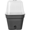 Elho Výsadbový kvetináč Green Basics Growpot Square Allin1 čierny 30 x 25 x 30cm