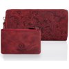 PAOLO PERUZZI Dámska peňaženka + puzdro ZUP-38-RD | červená ZUP-38-RD