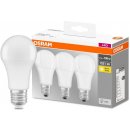 Osram 3PAK LED žiarovka LED E27 A60 14W 100W 1521lm 2700K teplá biela 360°