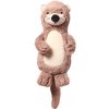 BabyOno plyšová hračka s hrkálkou Otter Maggie Vydra béžovo hnedá