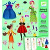 Djeco Znovupoužiteľné nálepky: Obliekanie parádnic