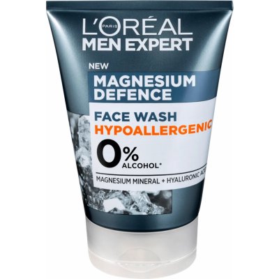 L'Oréal Men Expert Magnesium Defence Face Wash čistiaci gél 100 ml