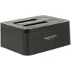 Delock Duálna dokovacia stanica SATA HDD gt; USB 3.0 s funkciou klonovania (62661)