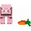 Mattel Minecraft 8 cm figurka Build a Portal Prase