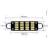 Interlook Auto LED žiarovka RL4410 Rigid Loop 20 SMD 4014 | pre autá z USA 44 mm