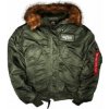 ALPHA INDUSTRIES Bunda CWU 45 P Hooded - sage green (144103/01)
