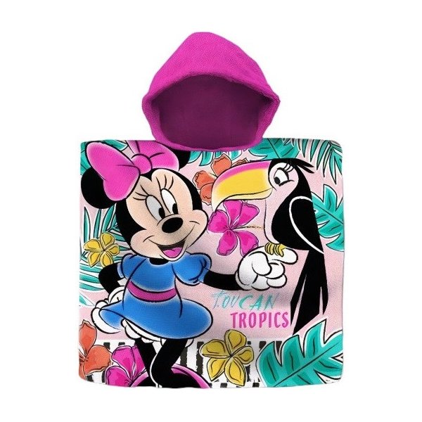 EUROSWAN Pončo Minnie Mouse Tukan s kapucí bavlna 60x120 cm od 9,24 € -  Heureka.sk