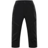 Alpine Pro WEDER pánske čierne softshellové capri nohavice 3/4 - 50