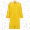 Plášť Specto Proti dažďu Vetrovka žltá s Kapucňou, veľkosť XXL