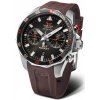 Vostok Europe 6S21/225A618S Hnědý silikonový řemínek