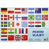 Wiky Pexeso štátne vlajky 32 dvojic