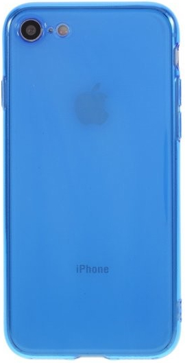 Púzdro AppleKing neónový z mäkkého plastu iPhone 7 / 8 / SE 2020/2022 - modré