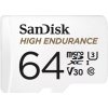 SanDisk High Endurance/micro SDXC/64GB/UHS-I U3 / Class 10/+ Adaptér SDSQQNR-064G-GN6IA
