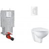 Grohe Uniset - Set predstenovej inštalácie, klozetu, dosky SoftClose a tlačidla Skate Cosmopolitan, alpská biela SANI15BB3101