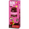 Bob Snail Choco Ovocná pochúťka v čokoláde bez pridaného cukru jablko malina 30 g