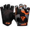 RDX Fitness rukavice F6 oranžové M