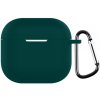 VSETKONAMOBIL 93248 HOOK Silikónový obal pre Apple AirPods 4 tmavozelený
