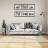 vidaXL Koberec HUARTE s krátkym vlakom umývateľný krémový 160x160 cm 375040