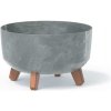 Květináč Prosperplast GRACIA LOW 28,5 cm beton effect
