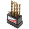 TAGRED TA1029 Vrtáky z rychlořezné oceli a nitridu titanu 13 ks, 2 - 8 mm,