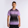TIGER V SHORT SLEEVE T-SHIRT PURPLE BLACK 5XS