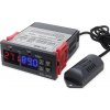 Digitálny termostat, vlhkomer STC-3028 s externým senzorom 0°C-80°C, 230V