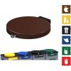 Modular Veko na koš - hnedé bio